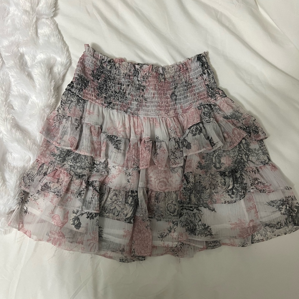Olivaceous Printed Skirt